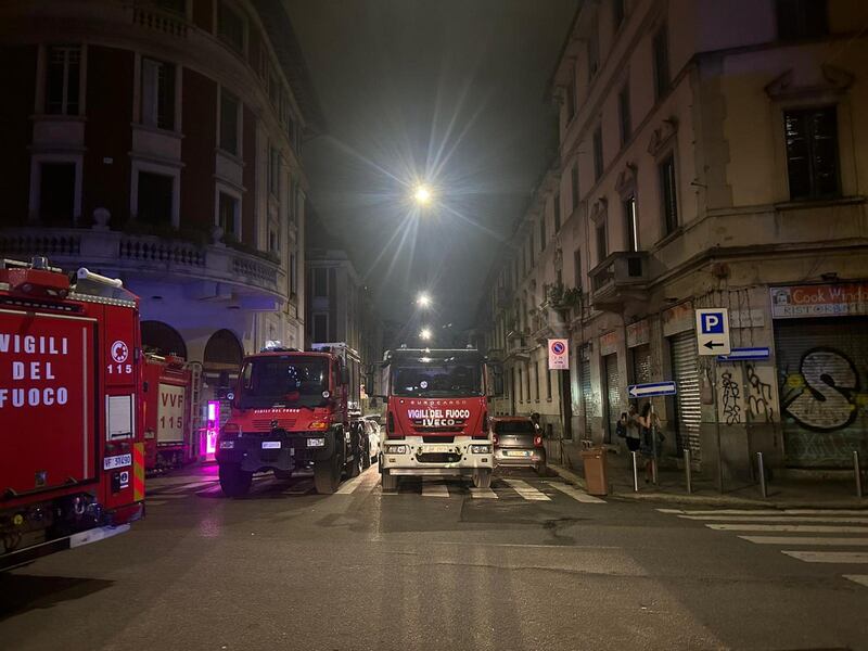 Una palazzina è crollata nella notte in zona Porta Romana a Milano 3