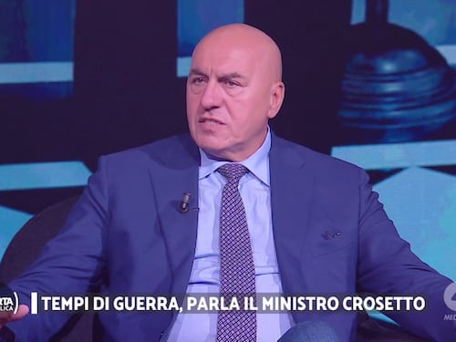 Crosetto: "La pace è nelle mani di Putin. Interferenze russe su Von der Leyen? Ho dubbi"