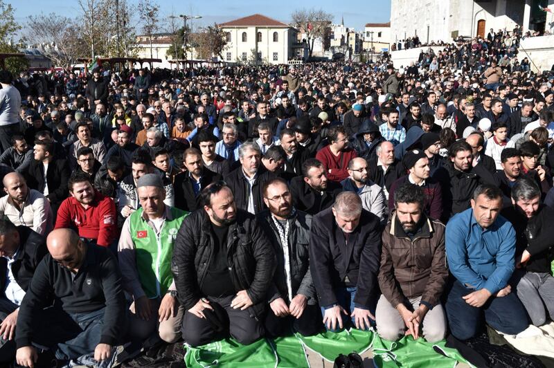 La protesta contro Trump per le strade di Istanbul 2