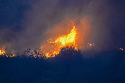 Palermo accerchiata dal fuoco: bruciano le colline attorno alla città 10