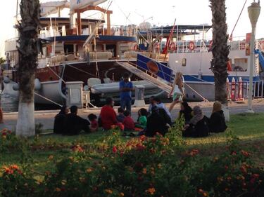 Bodrum, i bimbi dei profughi nel porto degli yatch 8
