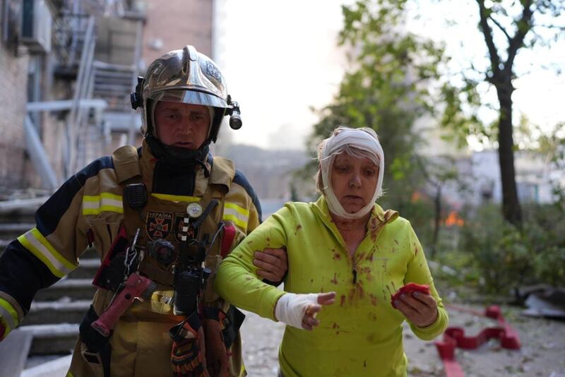 Raid su Kiev, capitale ucraina nel mirino dei russi 12