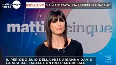 Arianna David: "Guarita dall’anoressia, ma ho un modo sbagliato di alimentarmi"