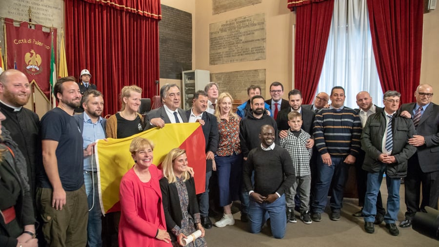 Palermo, cittadinanza agli equipaggi che salvano vite umane nel Mediterraneo