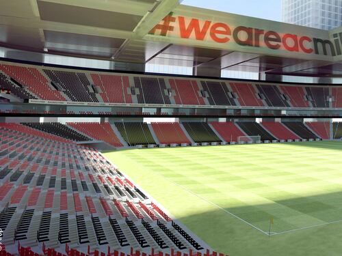 Ecco le immagini del nuovo stadio del Milan