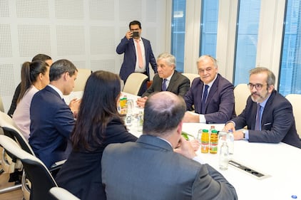 Tajani e Guaidó a Bruxelles 4