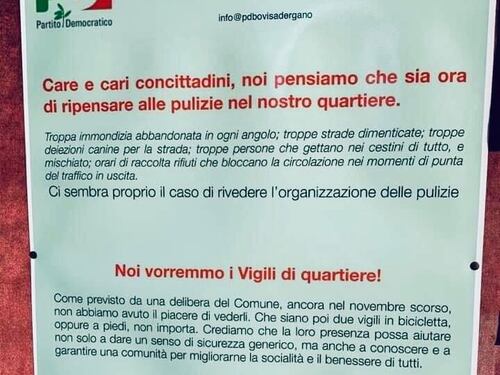 Cortocircuito Pd: critica Sala su degrado e sicurezza