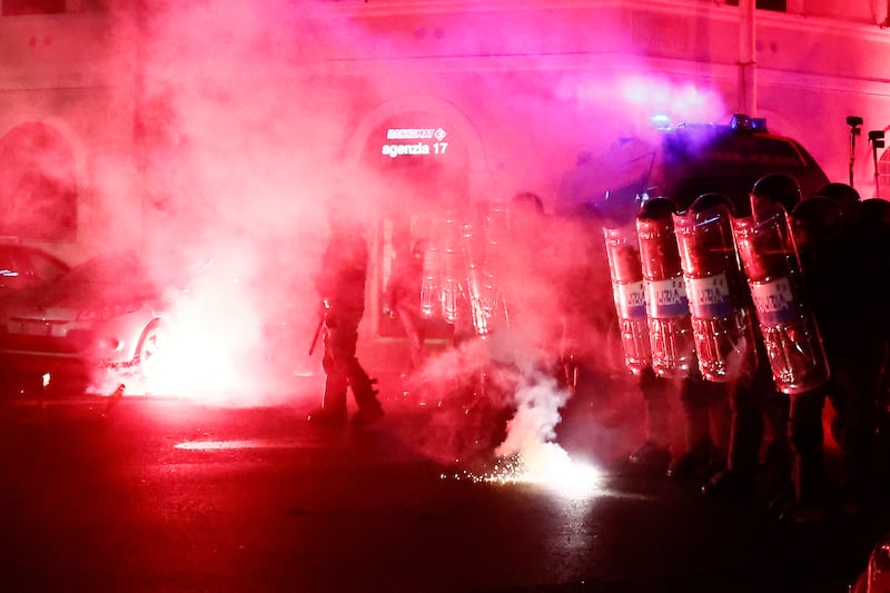 Scontri a Roma 4