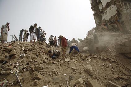 Un sito dell'Unesco in Yemen sotto le bombe dei sauditi 10