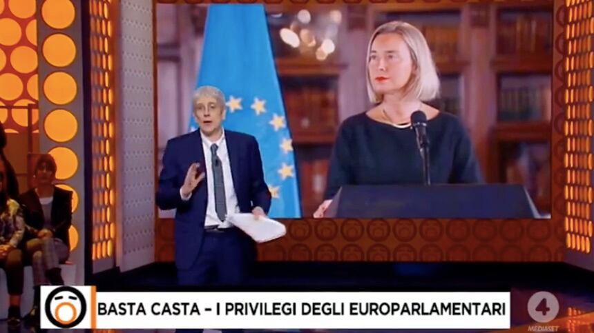 Mario Giordano contro lo stipendio della Mogherini: "È una follia"