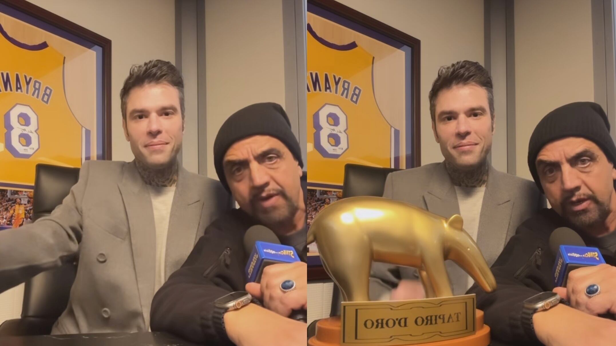 "Ma che rottura di pa....". Fedez sbotta per l'ennesimo tapiro d'Oro