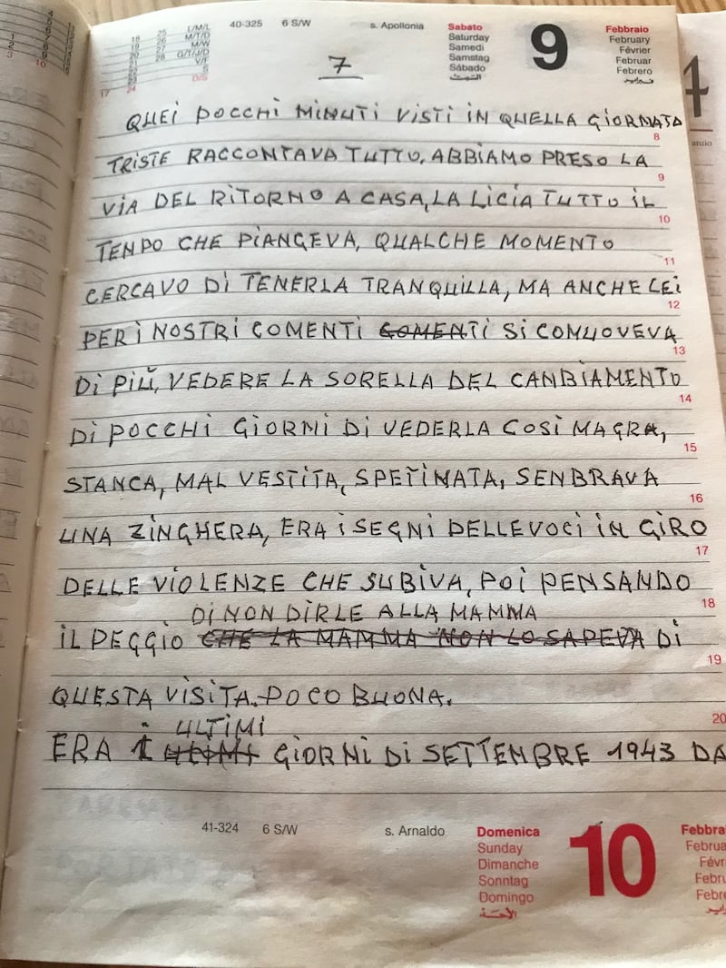 Il diario inedito del cugino di Norma Cossetto 4