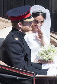 Meghan Markle e il Principe Harry al Royal Wedding 2