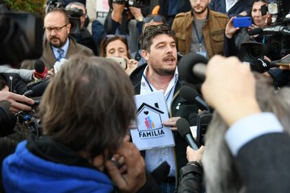 Verona, la conferenza stampa di Forza Nuova 3