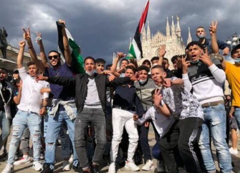 Milano, in piazza per la Palestina 11