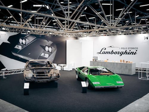 Lamborghini e i suoi gioielli alla 40esima edizione di Auto e Moto d'Epoca