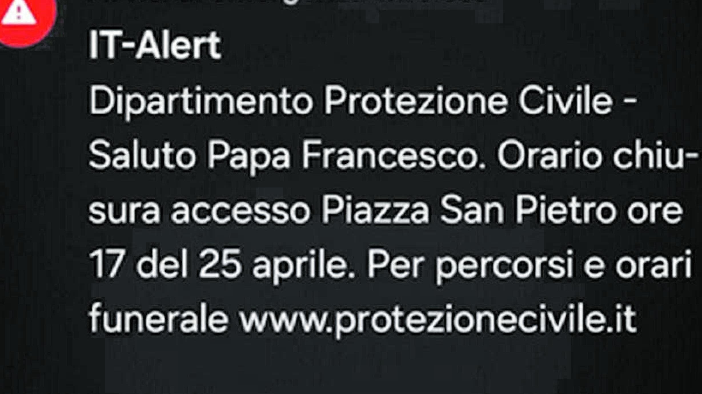 Ore 13.10, scatta l'IT-Alert. Panico e polemiche a Roma