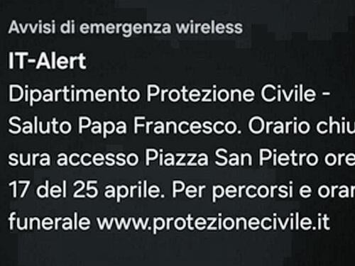 Ore 13.10, scatta l'IT-Alert. Panico e polemiche a Roma