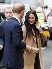 Meghan Markle e il Principe Harry alla Canada House, foto 7