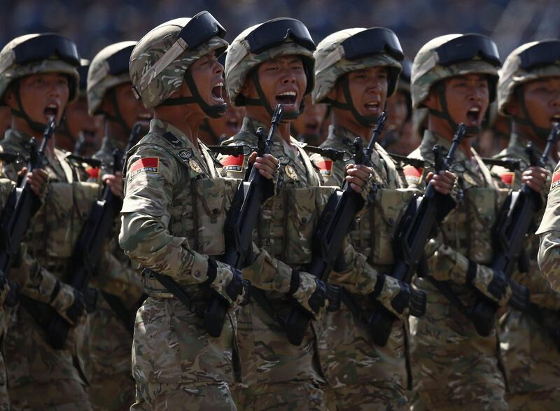 La sfilata dell'esercito cinese 11
