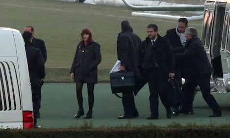 L'arrivo di Silvio Berlusconi e Barbara a Milanello 5