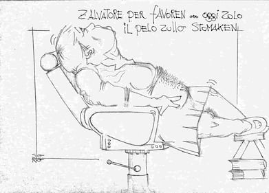 La vignetta del giorno: la Merkel e il pelo sullo stomaco 1