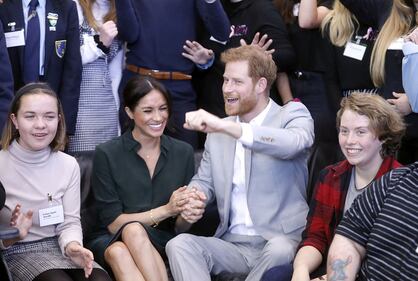 Meghan Markle felice con il Principe Harry 5