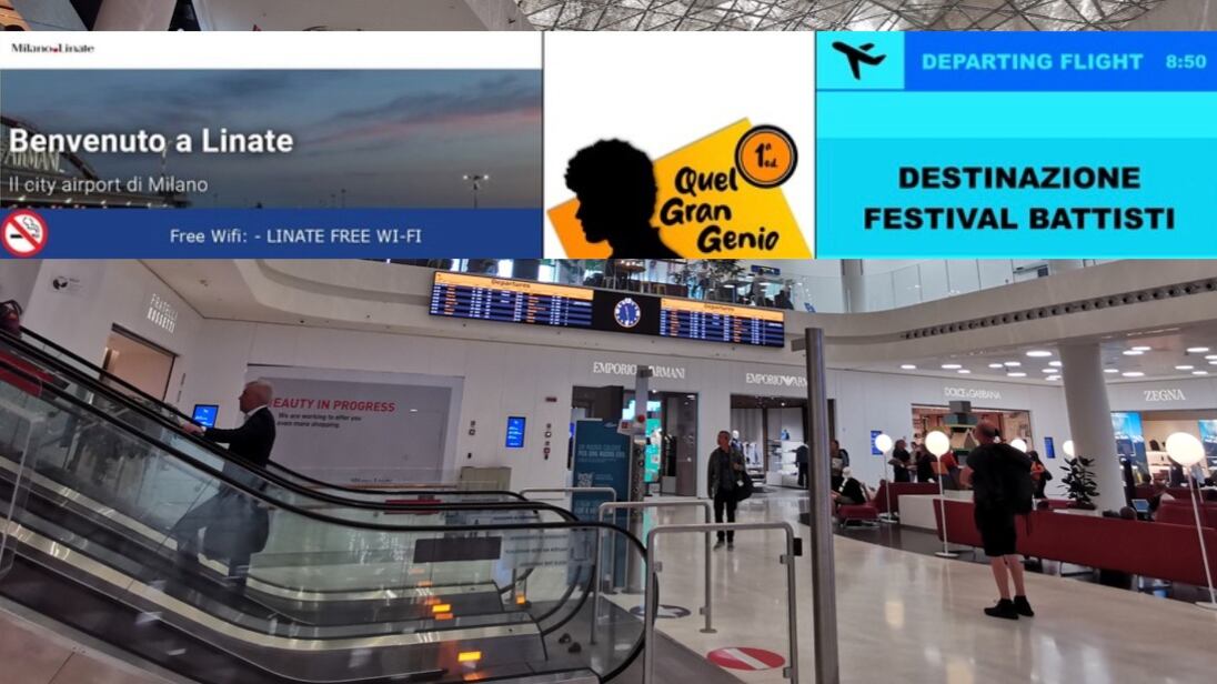 A Linate si vola celebrando Lucio Battisti