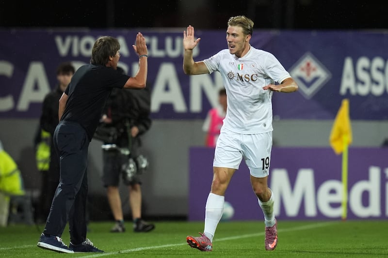 Fiorentina Napoli Hojlund Conte