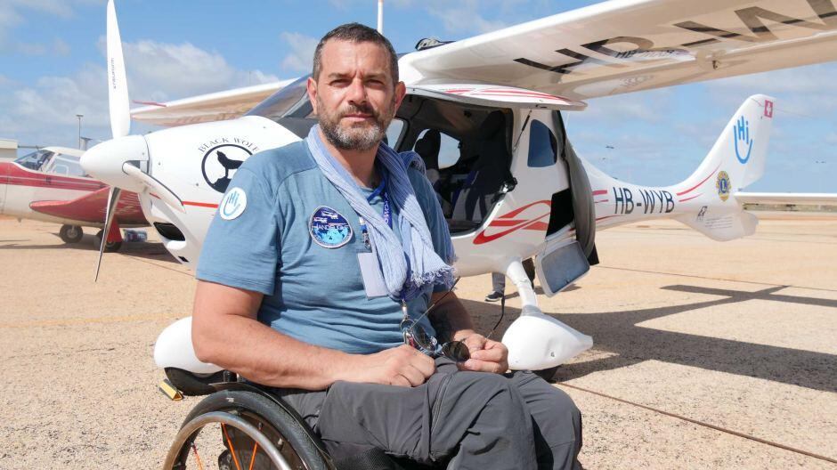 Salva l'allievo dall'incidente. Il pilota (disabile) è un eroe