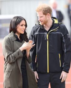 Meghan Markle con il Principe Harry agli Invictus Games 8