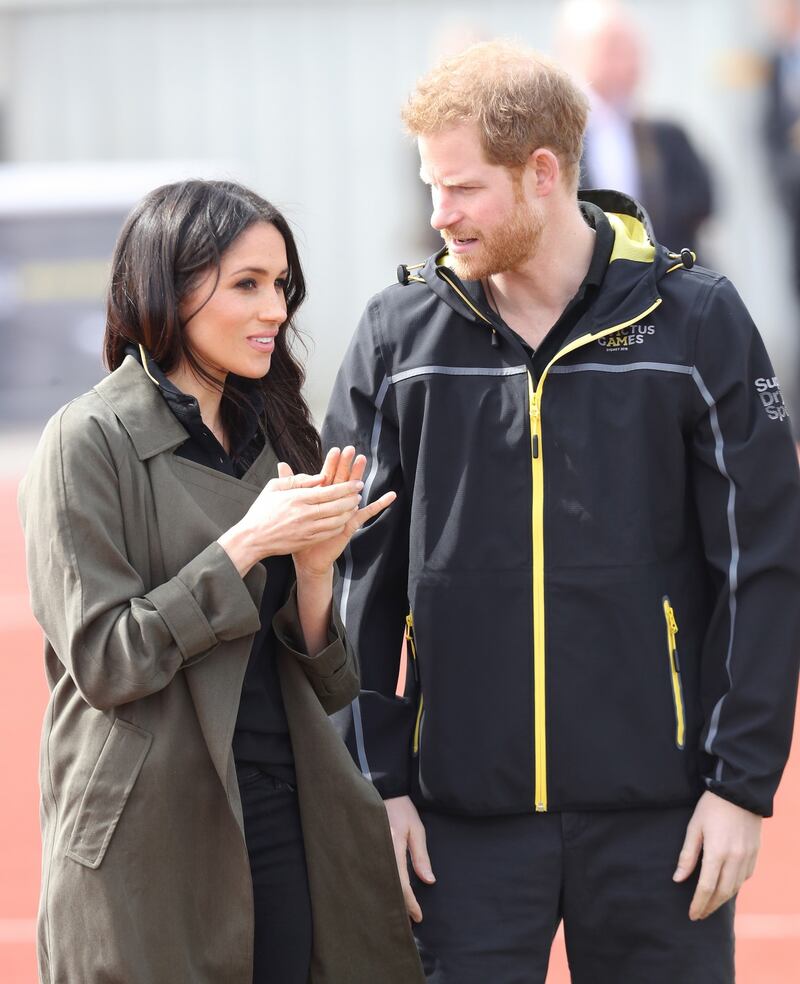Meghan Markle con il Principe Harry agli Invictus Games 8