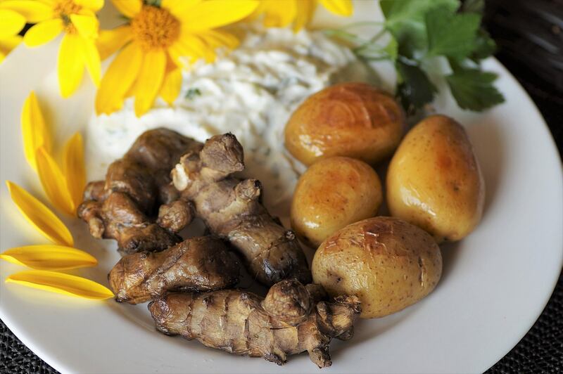 topinambur in cucina