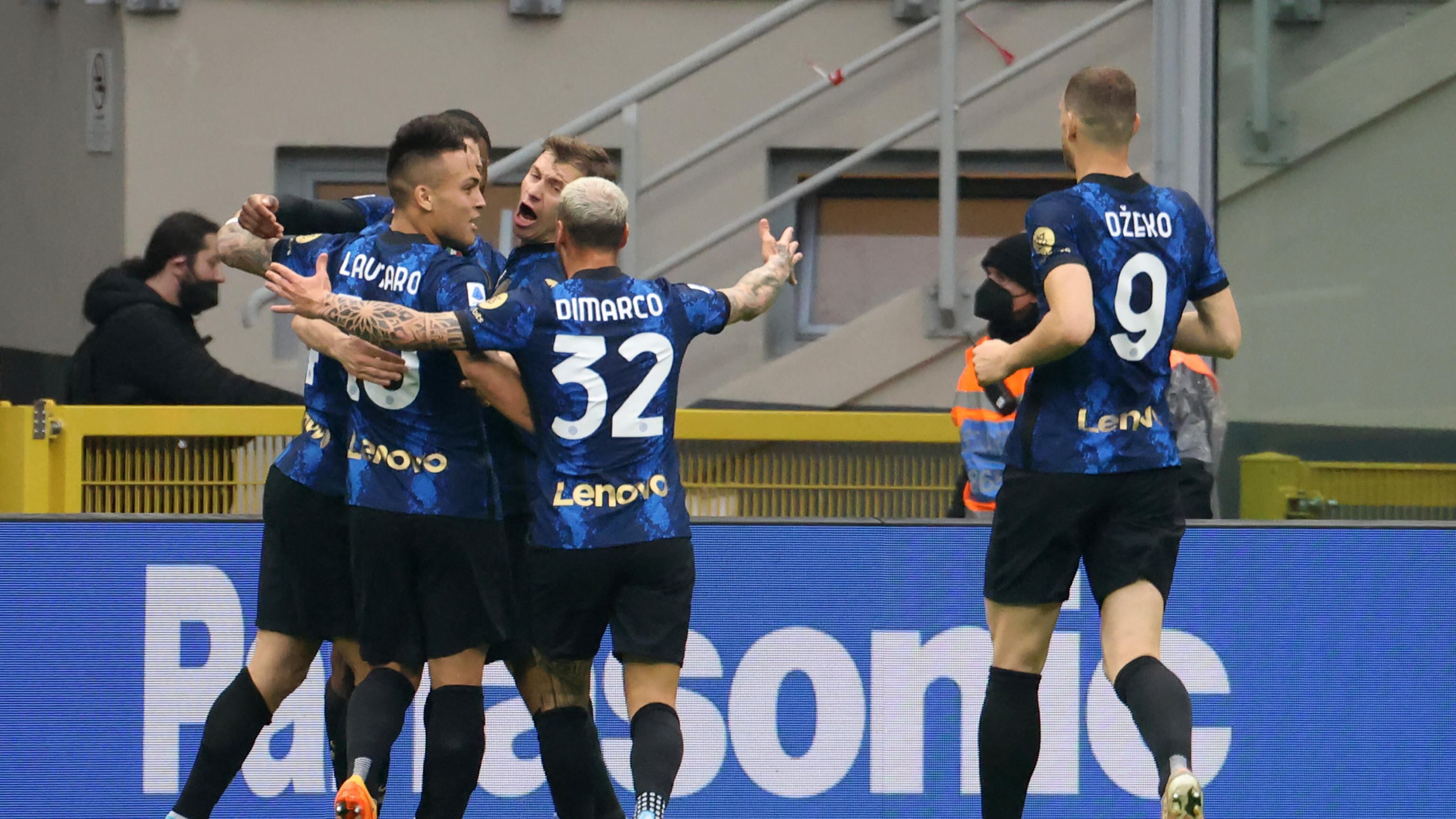 Tris dell'Inter alla Roma: i nerazzurri tornano in vetta alla classifica