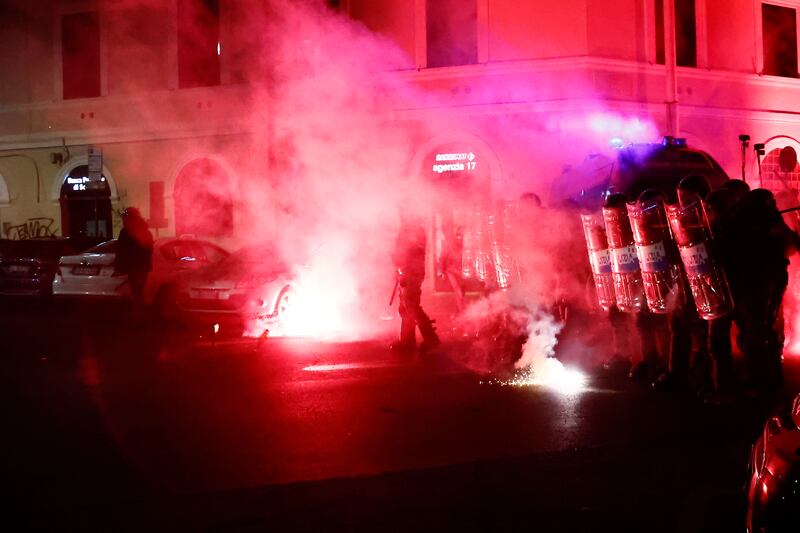 Scontri a Roma 8