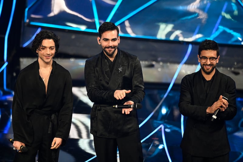 Sanremo 2024: ecco il look della prima serata del Festival da Il Volo 3