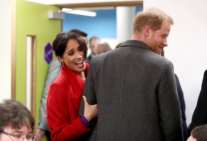 Meghan Markle in rosso per un poeta: foto 3