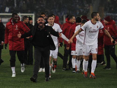 Gattuso umile: "Io non sono un grande allenatore. Il merito è anche di Montella"