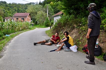 I migranti bloccati in Bosnia 4