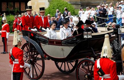 Kate Middleton alla parata per l'Ordine della Giarrettiera: foto 2