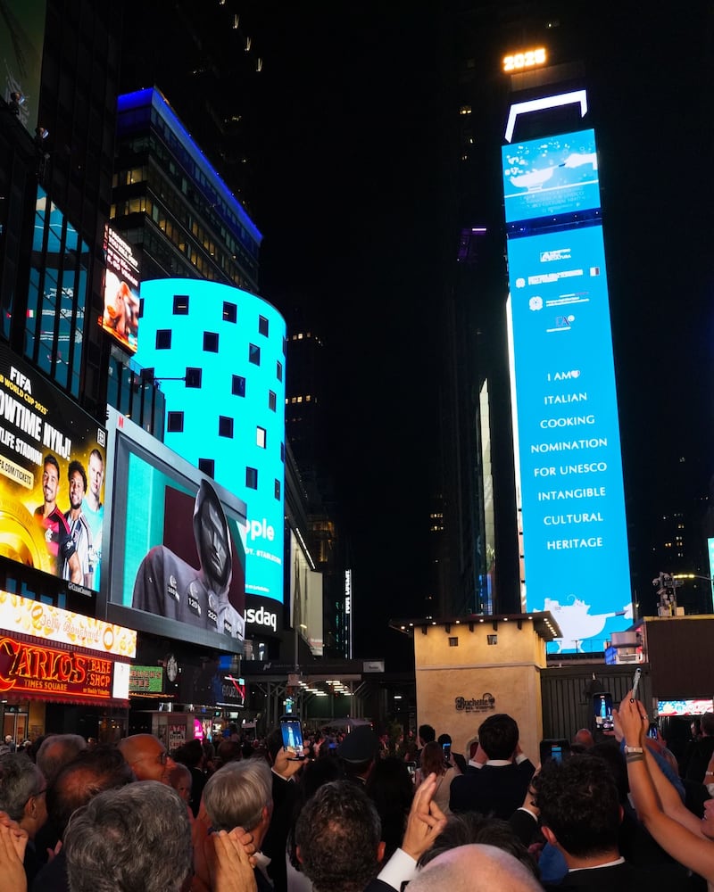 "We feel good together". Italia e Usa insieme a Times Square 3
