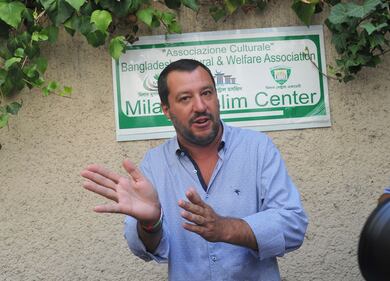 Moschea di via Cavalcanti, il presidio della Lega 19
