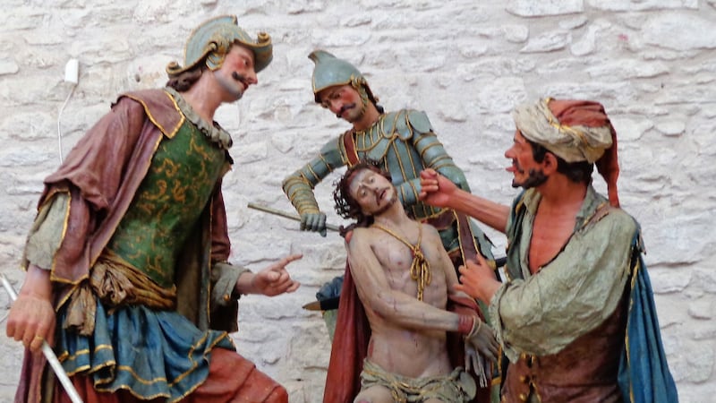 Statua della processione di Erice (Trapani)