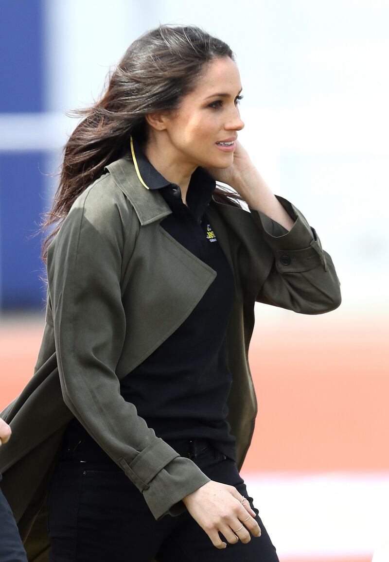 Meghan Markle con il Principe Harry agli Invictus Games 2