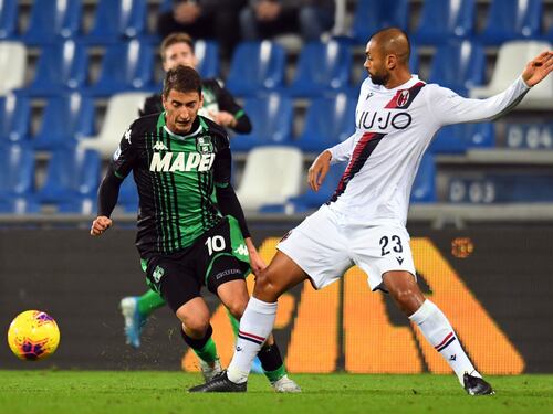 Il Sassuolo vince il derby contro il Bologna: 3-1 e sorpasso in classifica