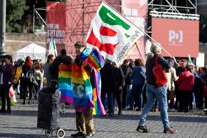 Manifestazione Pd a Roma 8