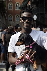 La "Sausage Walk" a Milano: sfilano i bassotti 6