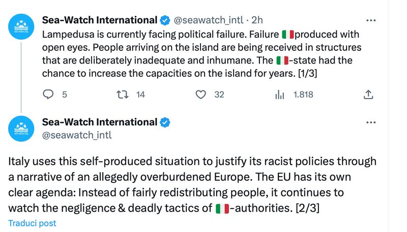 Tweet Sea Watch