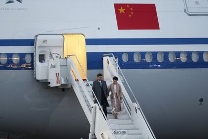 L'arrivo a Fiumicino di Xi Jinping 7