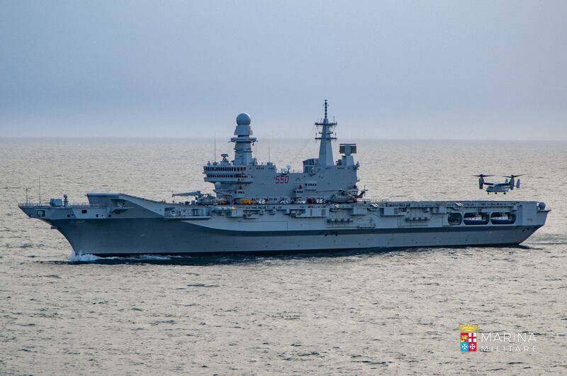 Appontaggio degli F-35 su Nave Cavour 6